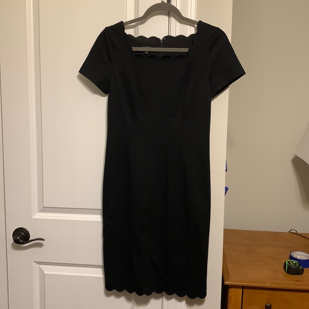 Black Talbots Scallop Dress